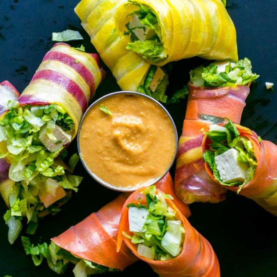 Easy Vegan Salad Rolls