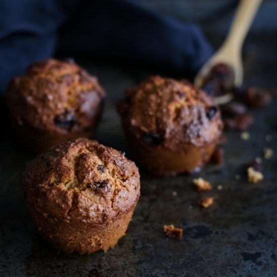 Spelt Almond Muffins