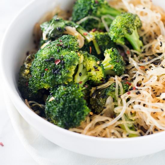 Broccoli Stir Fry with Kelp Noodles