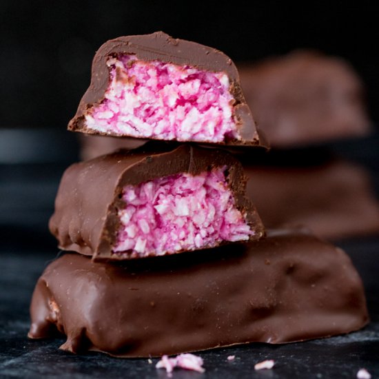 Raspberry Ruffle Bars