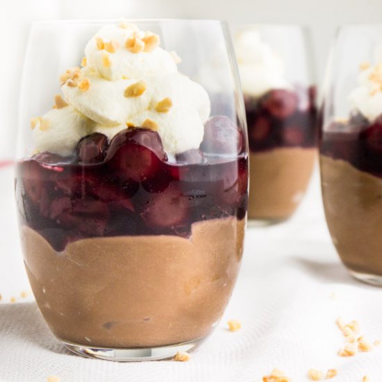 No Bake Nutella Cheesecake Parfaits