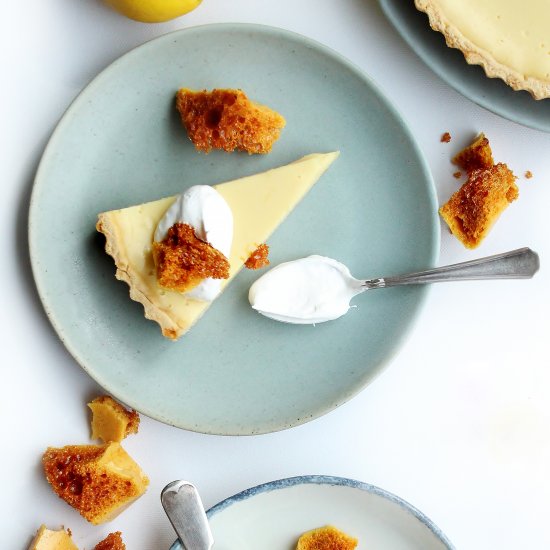 French Honey Lemon Tart