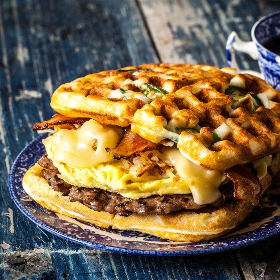 ULTIMATE JALAPEÑO WAFFLE SANDWICH