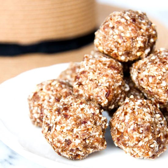 No-Bake Coconut Energy Bites