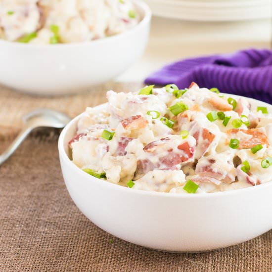 Blue Cheese Potato Salad with Bacon