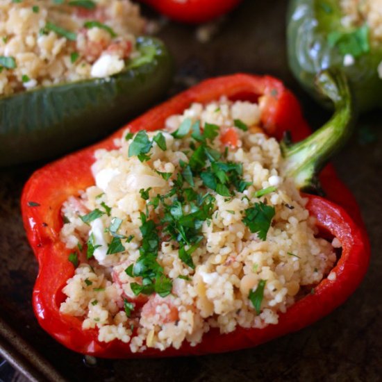 Lentil Vegetable Stuffed Peppers