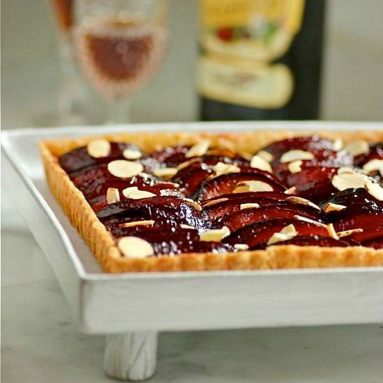 Plum and Almond Tart