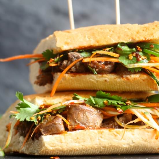 Osso Buco Bahn Mi Sandwiches