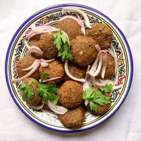 Falafel with Black Chickpeas