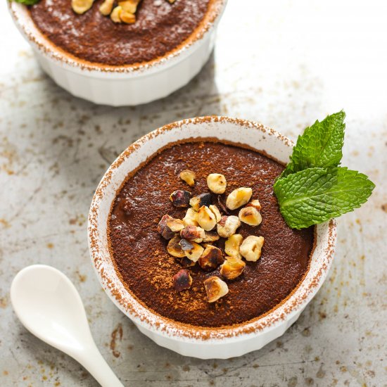 Healthy Banana Chocolate Pudding