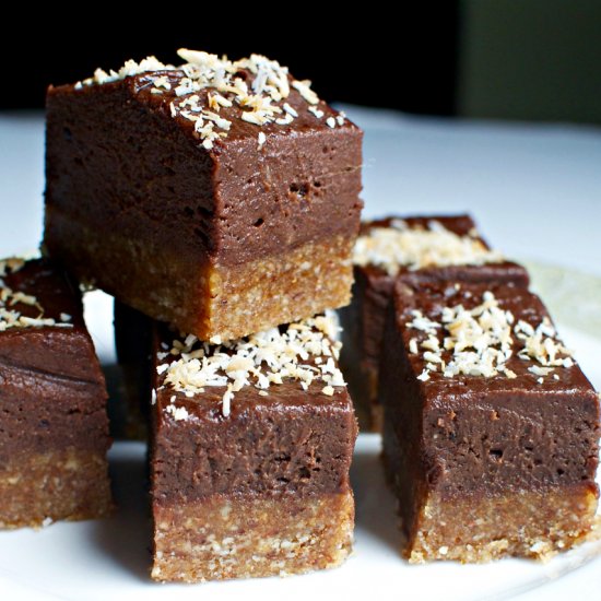 Raw Chewy Chocolate Squares