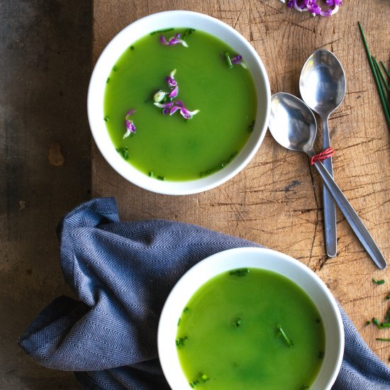 Nettle Soup with Chives