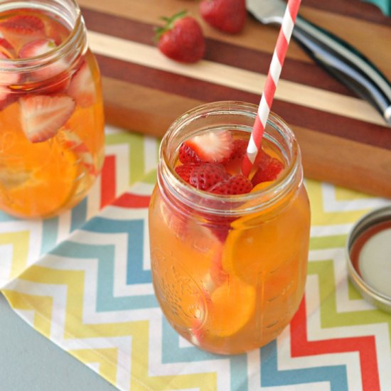 Chamomile Strawberry Orange Cold-Brewed Tea