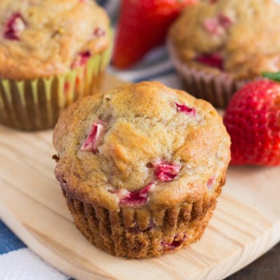 Strawberry Banana Muffins