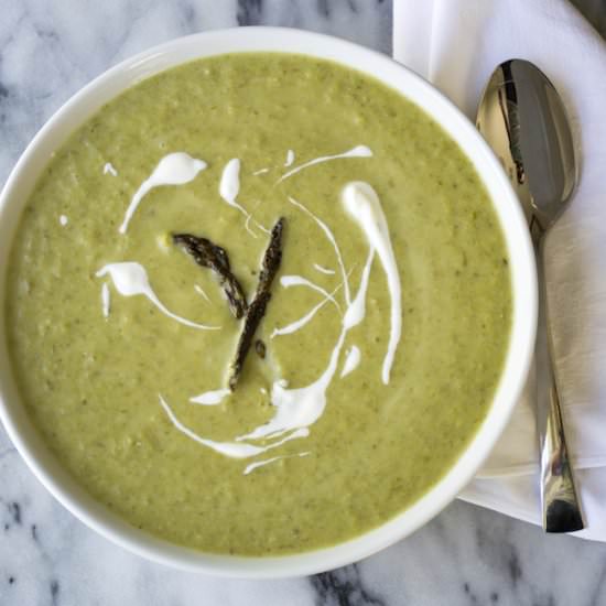 Roasted Asparagus Soup