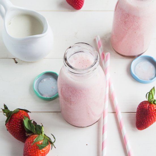 Strawberries & Cream Smoothie