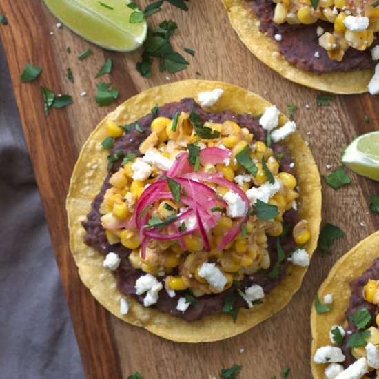 Mexican Street Corn Tostadas