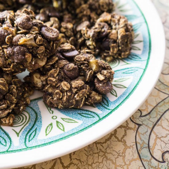 Apple Oat Chocolate Chip Cookies