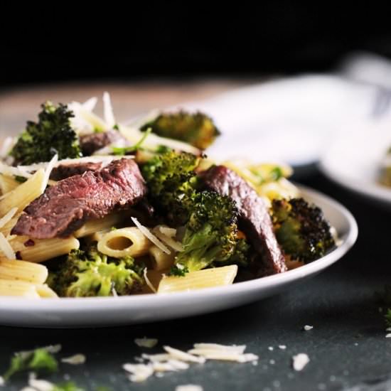 Steak & Blue Cheese Pasta