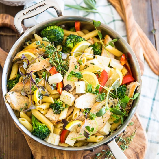 Chicken Broccoli Penne Salad