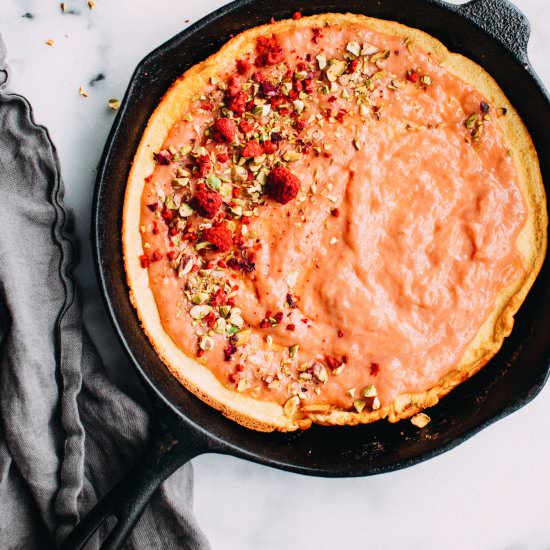 Rhubarb Dutch Baby