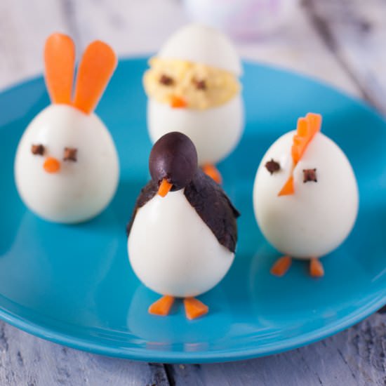 Easter Eggs: Boiled Egg Animals