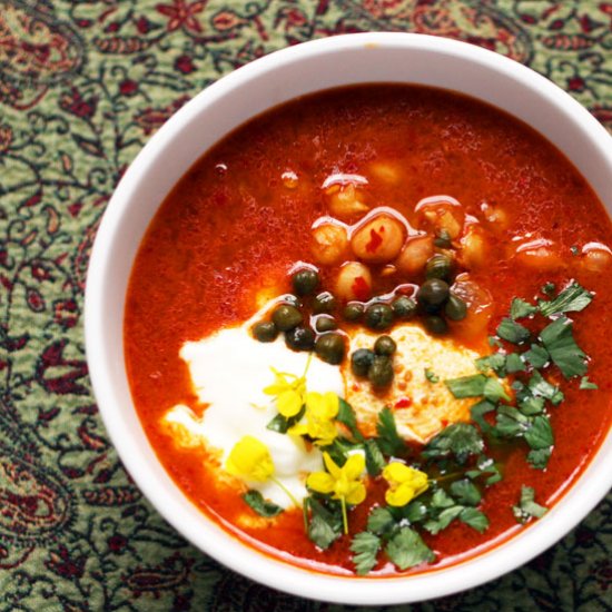 Lablabi Tunesian Chickpea Soup