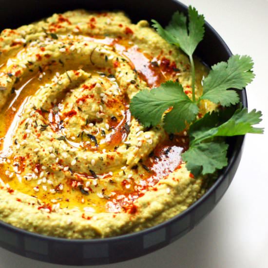 Green Chili Hummus