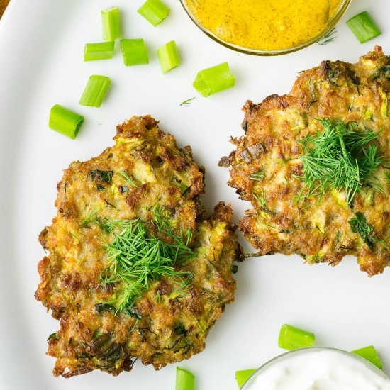 Gluten Free Meat Zucchini Fritters