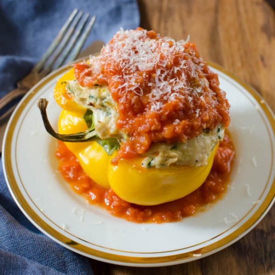 Italian-Style Turkey Stuffed Pepper