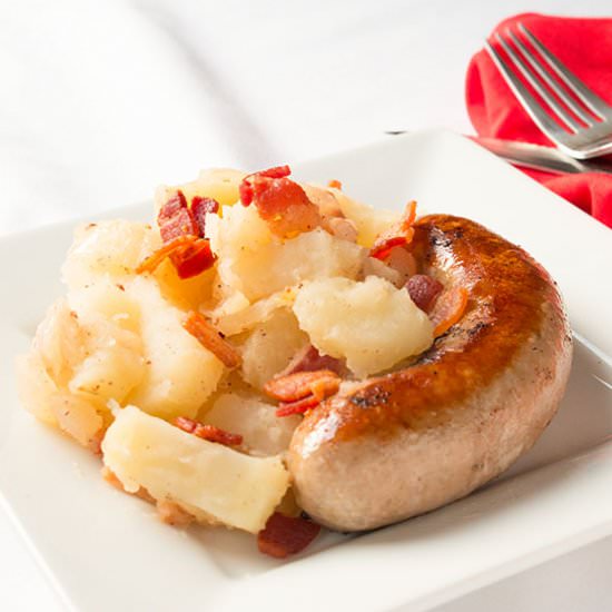 Bratwurst and German Potato Salad