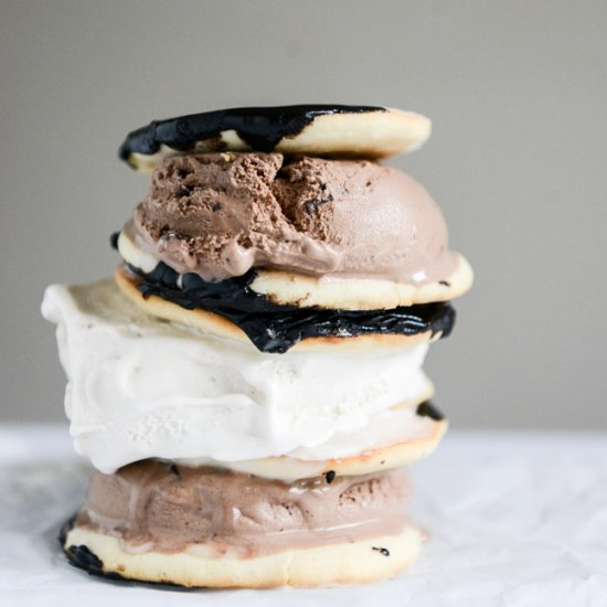 Black and White Cookie Ice Cream