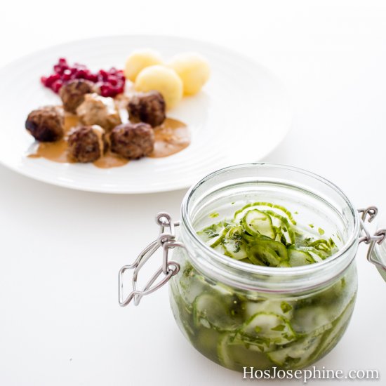 Pickled Cucumber with Parsley