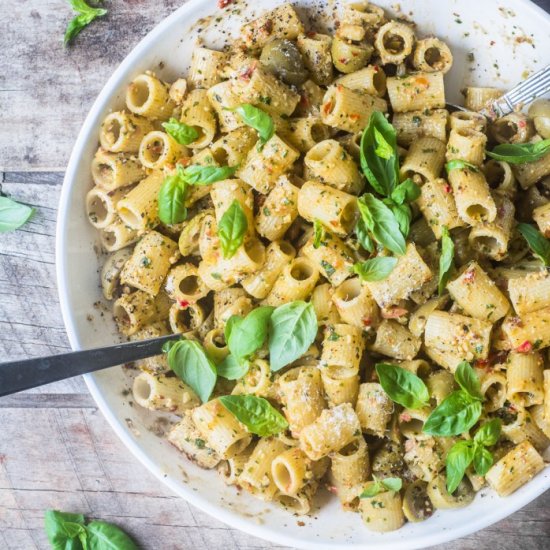 Sicilian Pasta with Almonds