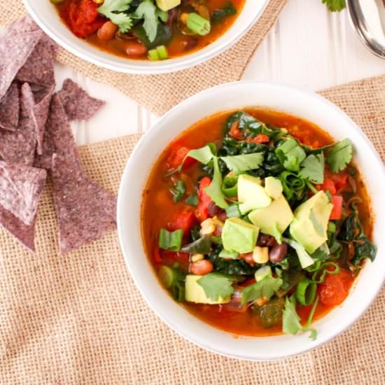 Freezer Friendly Taco Soup (Vegan)