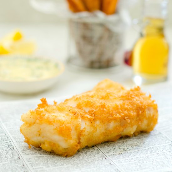 Paleo Battered Cod