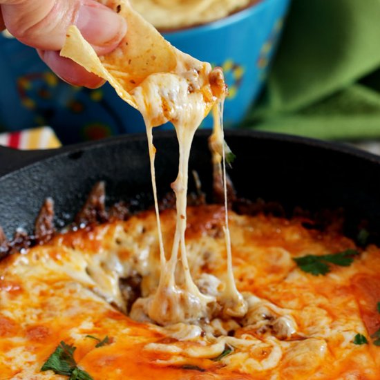 Queso Fundido with Chorizo