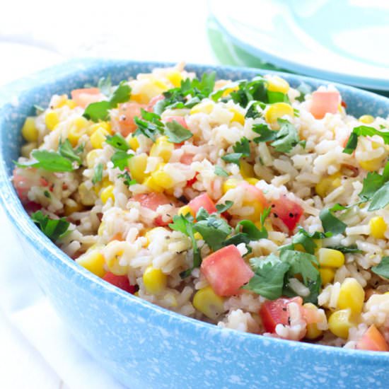 Corn And Tomato Rice Salad