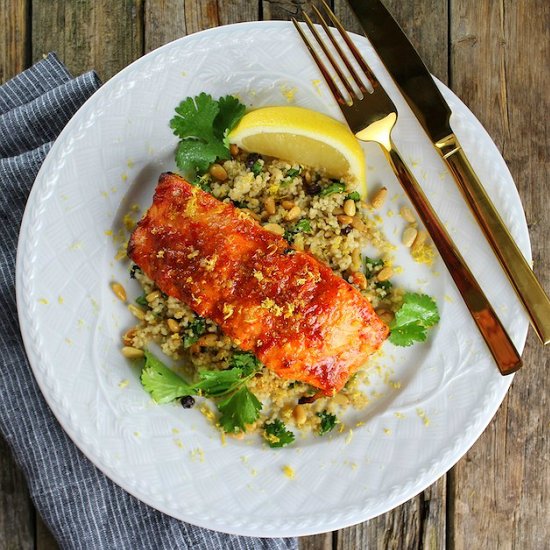 Cedar Plank Harissa Smoked Salmon