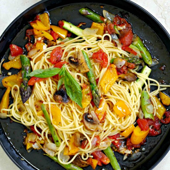 Gluten Free Roasted Veggie Pasta