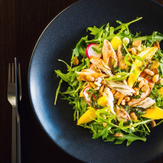 Smoked Mackerel Salad with Mango