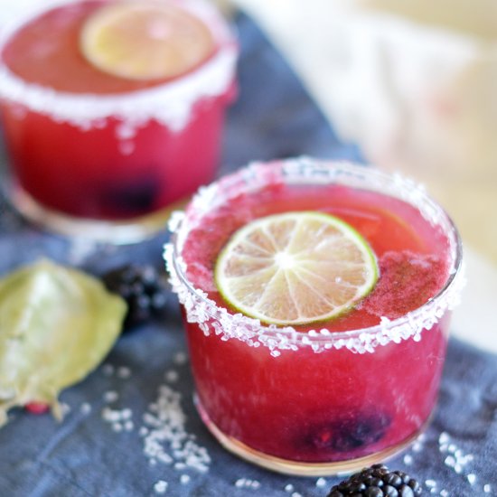 Blackberry Tomatillo Margarita