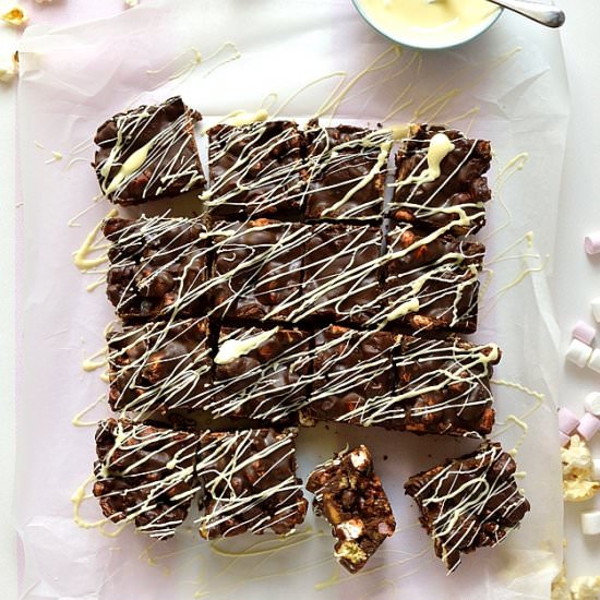 Popcorn Rocky Road