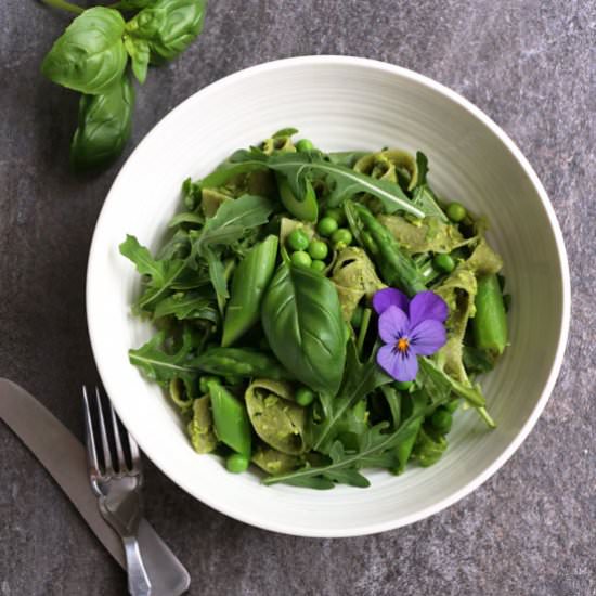 Asparagus and Peas Pasta