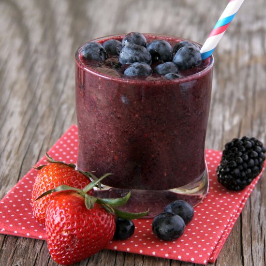 Triple Berry Smoothies