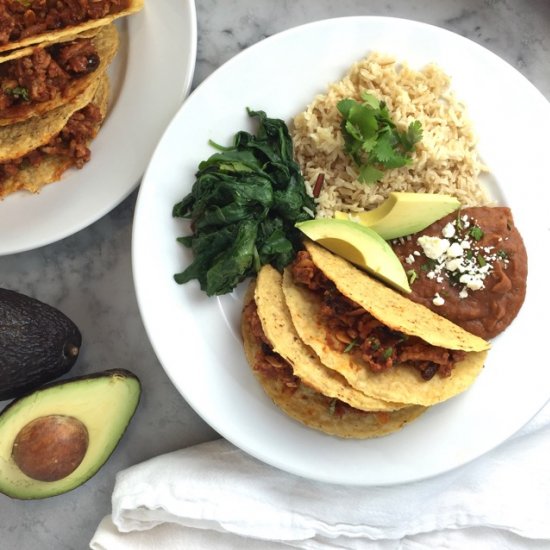 Pork Picadillo Tacos