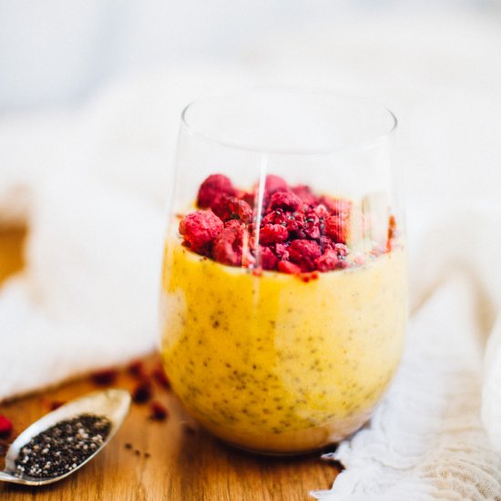 Mango Turmeric Chia Pudding