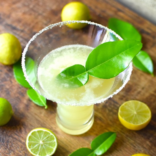 Kaffir Lime Drop Cocktail