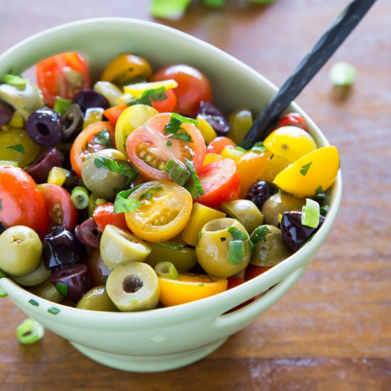 Tomato and Olive Salad