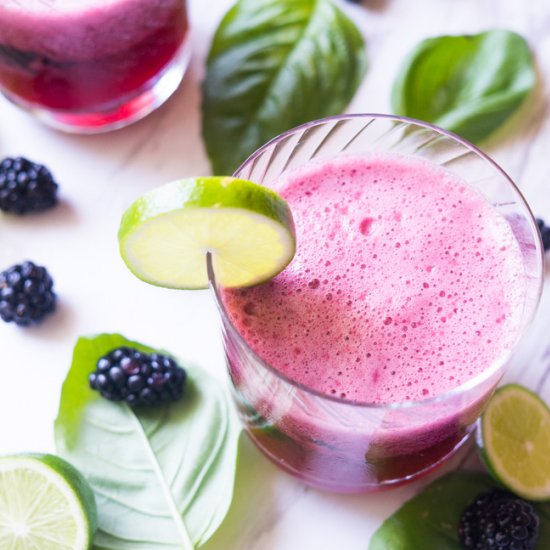 Blackberry Basil Spritzer